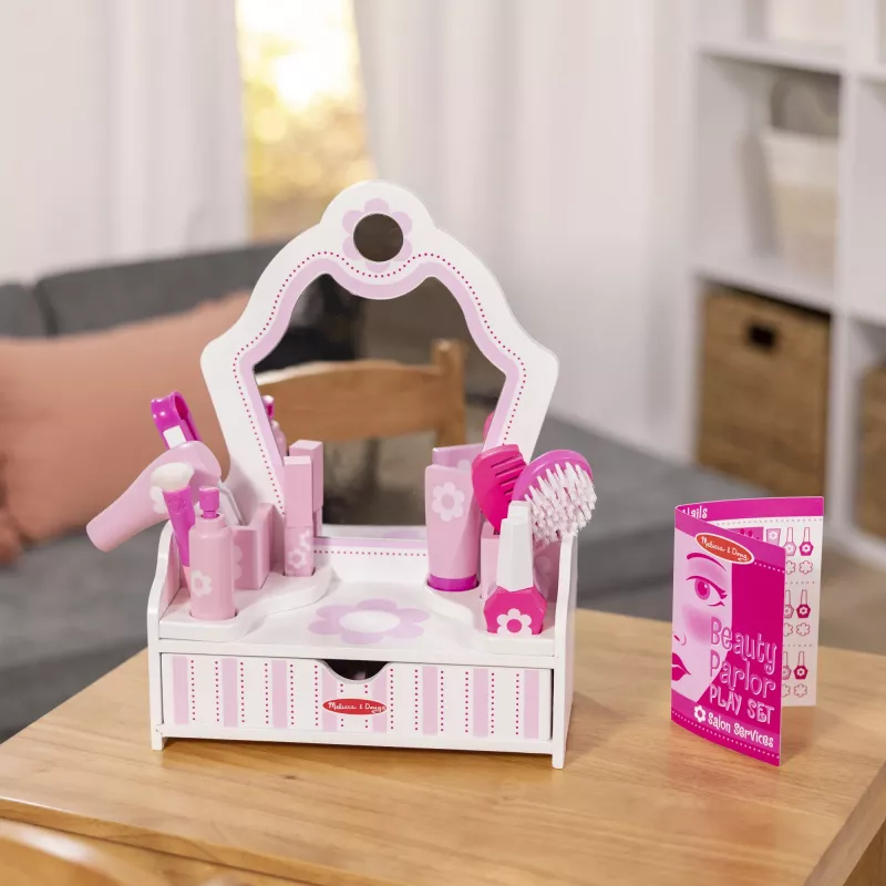 Melissa & Doug - Set de salón de belleza, juego de rol