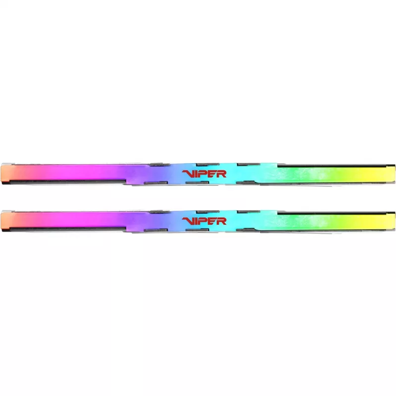 DIMM 64 GB DDR5-6000 (2x 32 GB) kit dual, memoria RAM negra, PVVR564G600C30K, Viper Venom RGB, INTEL XMP, AMD EXPO