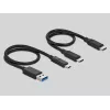 Lector de tarjetas DeLOCK USB Type-C para CFast SD + hub USB