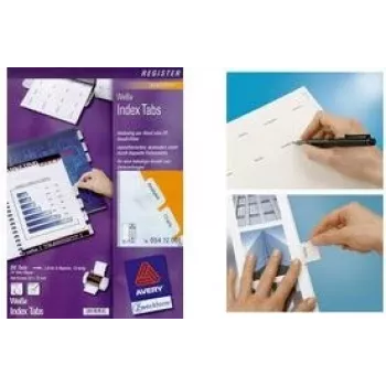 Etiquetas autoadhesivas removibles multicolor, AVERY Tabbies 5412501