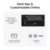 Teclado mecánico Keychron Q6 HE QMK con estabilizadores magnéticos Gateron Double‑Rail