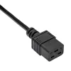 Cable de extensión para servidor Akyga AK-UP-03 IEC C20 a C19, 1,8 m, negro