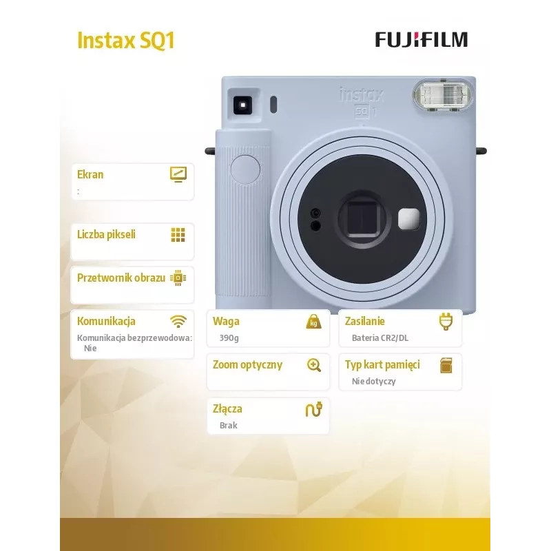 Fujifilm Instax SQUARE SQ1 16672142 cámara instantánea, Glacier Blue