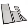 Set de filtros antipolvo DEMCiflex para NZXT Switch 810, negro sobre negro, filtros de repuesto