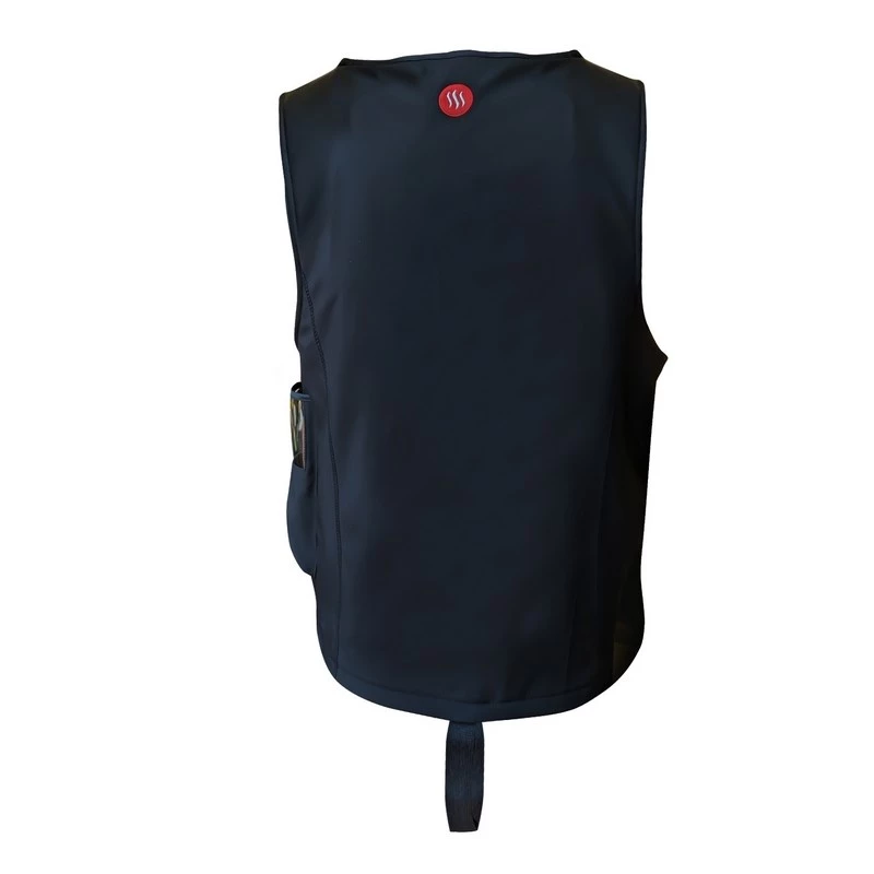 Glovii GMV1M chaleco para deportes acuáticos negro softshell