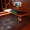 Escritorio gaming Maclean NanoRS con soporte para monitor máx. 50 kg altura 850 mm Negro RS170, mesa gaming, Negro