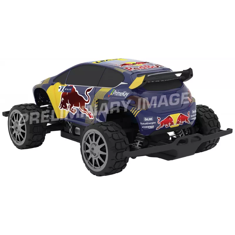 Carrera RC 370183022 Rot Bull Peugeot WRX 208 1:18 coche teledirigido eléctrico para principiantes rally (370183022)