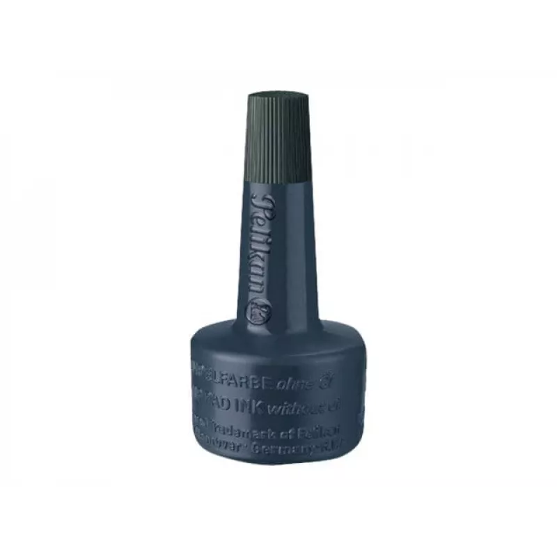 Tinta de sellos PELIKAN sin aceite negro 4K sin aceite de secado rápido contenido 28 ml (00351197)