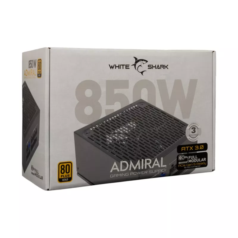 Fuente de alimentación White Shark GPSU-850W Admiral 850W