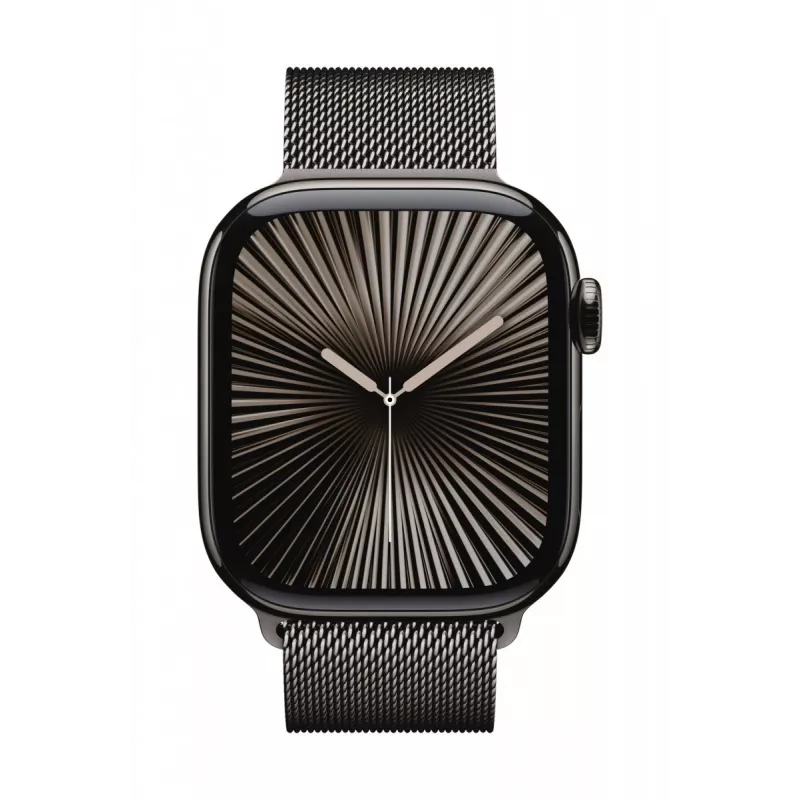Watch Series 10 GPS + Cellular 46 mm carcasa titanio pizarra con correa Milanese Loop pizarra - M/L