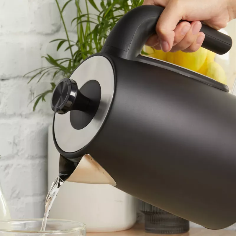 Hervidor Petra 1,7 l 3 kW negro mate