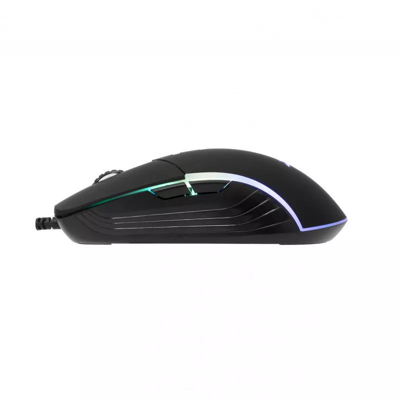 Ratón Baracuda BGM-011 Nautilus Negro RGB USB