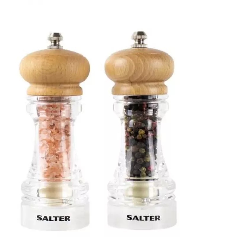 Set de molinillos de sal y pimienta Salter 7607 WDXR
