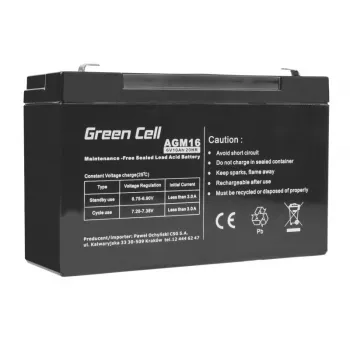 Batería para SAI sellada de plomo-ácido Green Cell AGM16