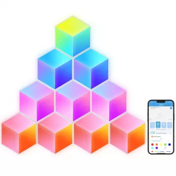 Panel LED inteligente Govee B6066 Hexa Pro RGBIC Bluetooth Wi‑Fi 10 uds.