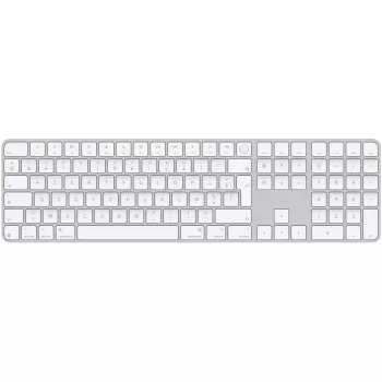 APPLE Magic Keyboard con Touch ID y teclado numérico para modelos Mac con Apple Silicon – francés – teclas blancas