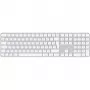 APPLE Magic Keyboard con Touch ID y teclado numérico para modelos Mac con Apple Silicon – francés – teclas blancas