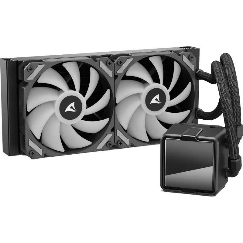 Refrigeración líquida para CPU Sharkoon S50 ARGB, negra
