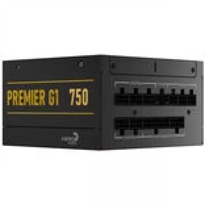Fuente de alimentación AEROCOOL Premier G1 80 PLUS Gold ATX 3.1 PCIe 5.1 750W, negra