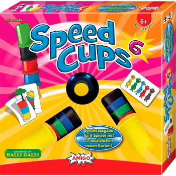 Amigo Speed Cups 6 15 minutos juego de mesa familia