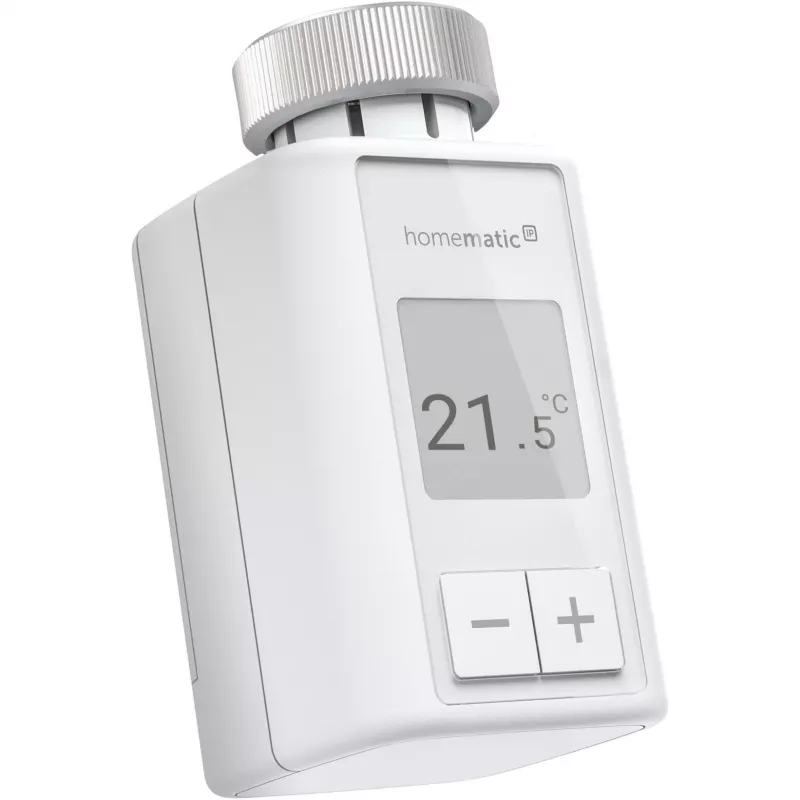 eQ-3 AG Homematic IP HmIP-eTRV-F, Termostato digital, Habitación, RF, 869,4 MHz, Blanco, M30 x 1,5