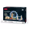 CubicFun 306-20532 City Line London LED puzle 3D, 186 piezas
