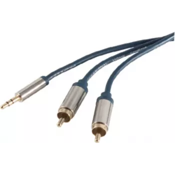 Cable de audio 3,5 mm a 2 x RCA ShiverPeaks SP30831-slim