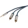 Cable de audio 3,5 mm a 2 x RCA ShiverPeaks SP30831-slim