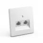 BUSCH JAEGER BJ 1803-02-915 Placa central 2 módulos Busch-balance SI 2CKA001753A0216 (2CKA001753A0216)
