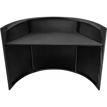 Soporte móvil para eventos Omnitronic 32000015 — soporte curvo portátil para altavoz/monitor, altura ajustable