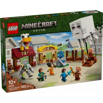 LEGO MINECRAFT 21273 El ataque del globo ghast al poblado