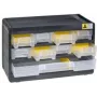 Caja de almacenamiento allit VarioPlus Basic 15, 300×190×135 mm, negro/amarillo
