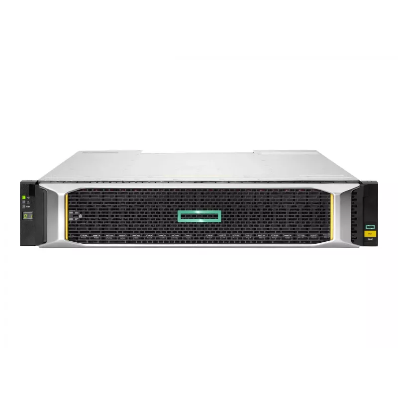 Array de discos HPE MSA 2060 0 TB rack 2U plata negro HDD SSD