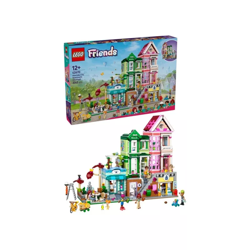 LEGO Friends 42670 Apartamentos y tiendas de Heartlake City