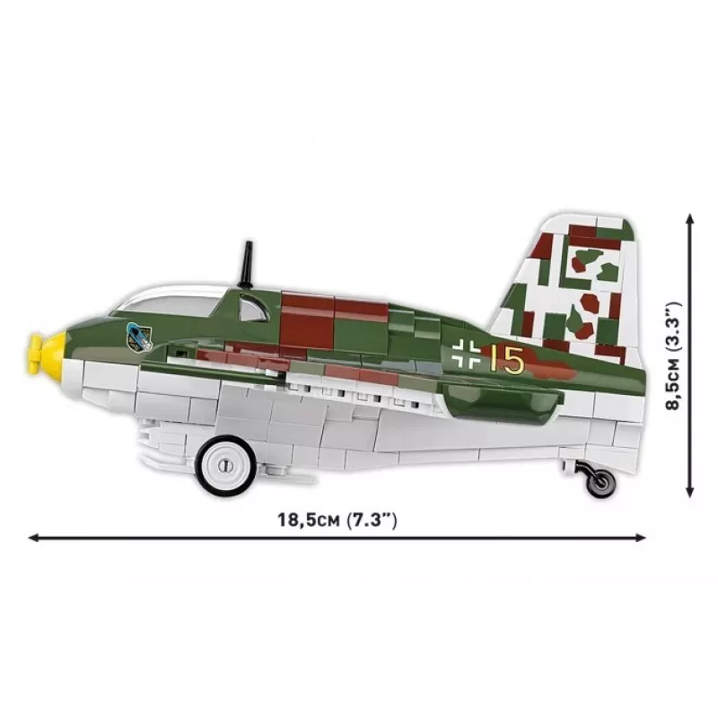 Bloques de construcción Messerschmitt Me 163B Komet 543 piezas