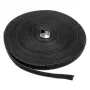 LABEL THE CABLE LTC PRO Roll Strap, rollo de cinta de velcro de doble cara, 25 m negro