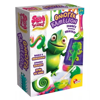 Antiestrés educativo Liscianigiochi Slumi Science Camaleón 304-PL110971 – juguete científico práctico