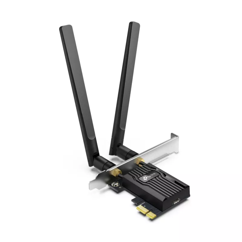 Adaptador PCIe Wi‑Fi 6 Bluetooth TP‑LINK Archer TX10E AX900 — tarjeta PCIe, AX900 Wi‑Fi 6, Bluetooth