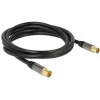 Cable coaxial RG-6/U DeLOCK 88923 2m IEC negro