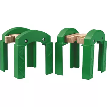 BRIO 33253 pies de apoyo verdes, 2 uds.