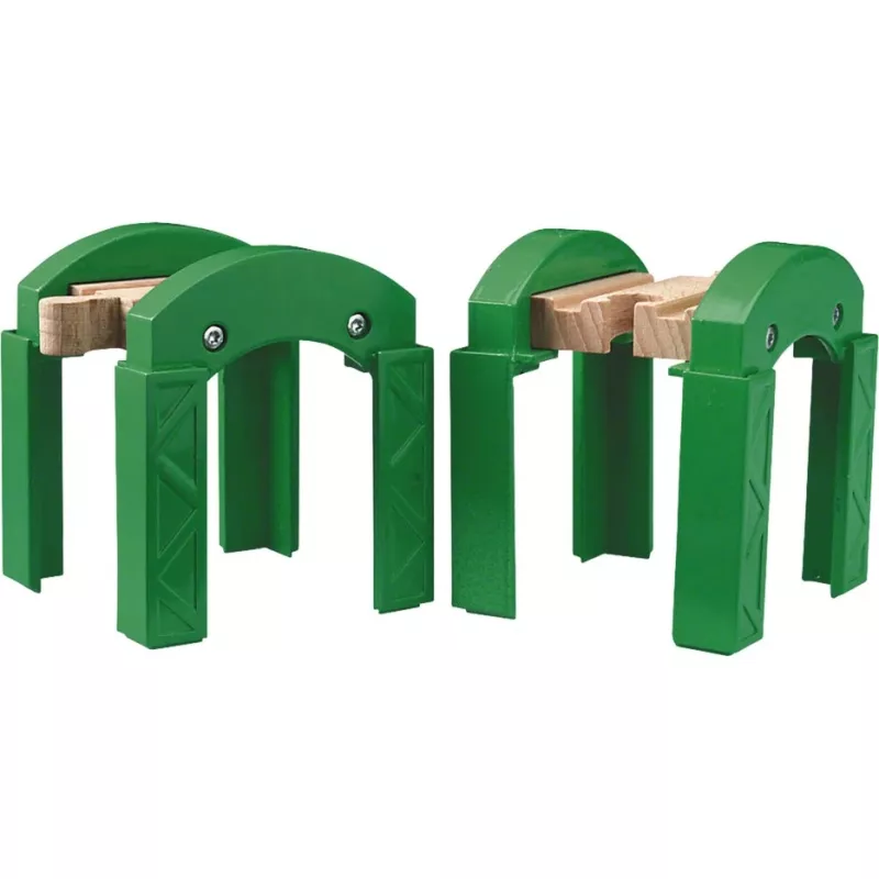 BRIO 33253 pies de apoyo verdes, 2 uds.