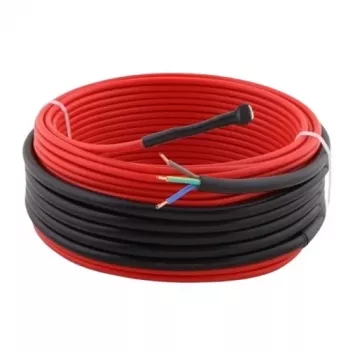 Cable calefactor 1500W, 125m, 12W/m, AC 230V
