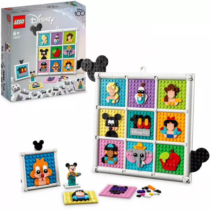LEGO Disney Classic 43221 100 años de animaciones icónicas de Disney