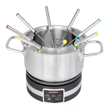 Fondue eléctrica Gastroback 42568 1,8 l 8 personas negro acero inoxidable