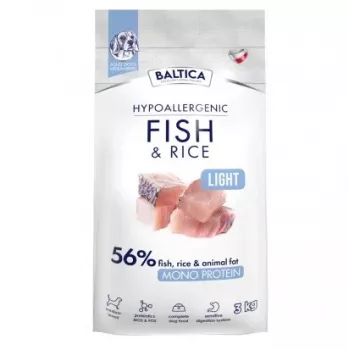 BALTICA Nutraceutic Hypoallergenic Light M pescado con arroz - pienso seco para perros - 3 kg