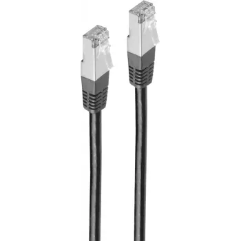 Cable de red ShiverPeaks BS75111-0.5S negro 0,5 m Cat5e F/UTP