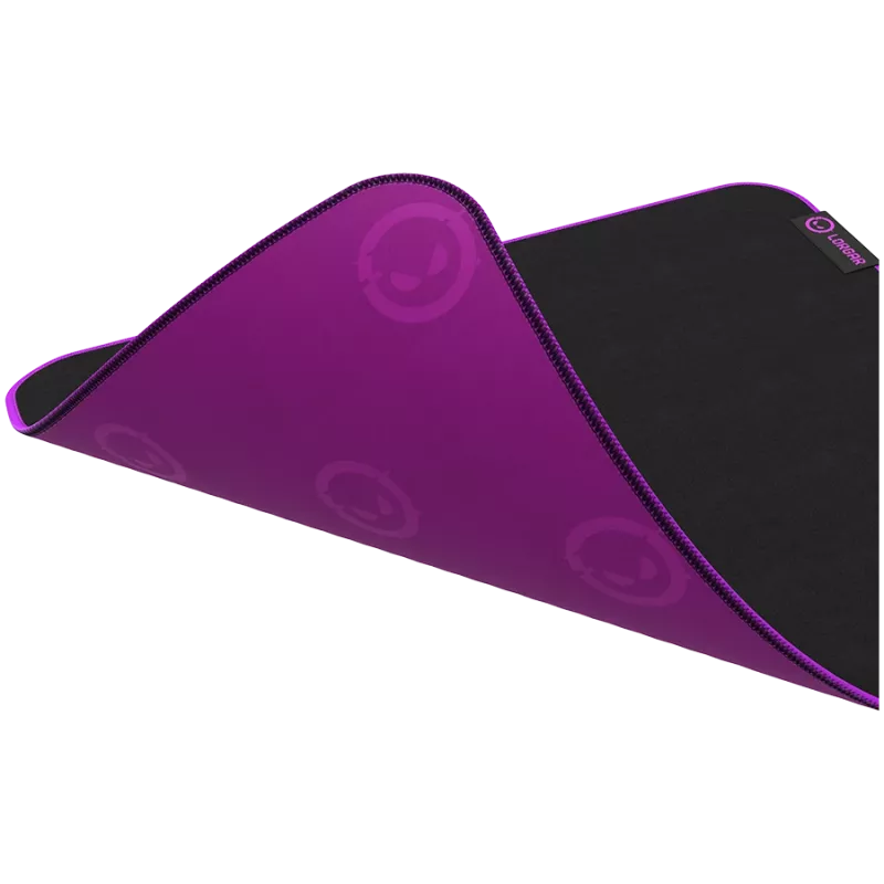Alfombrilla gaming Lorgar LRG-GMP313 negra violeta 360x300mm
