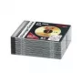 Jewel case fino para CD Hama, pack de 10, 1 disco, transparente