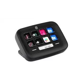 Hardware Stream Deck Elgato Neo negro 10GBJ9911 — teclas personalizables para atajos y macros