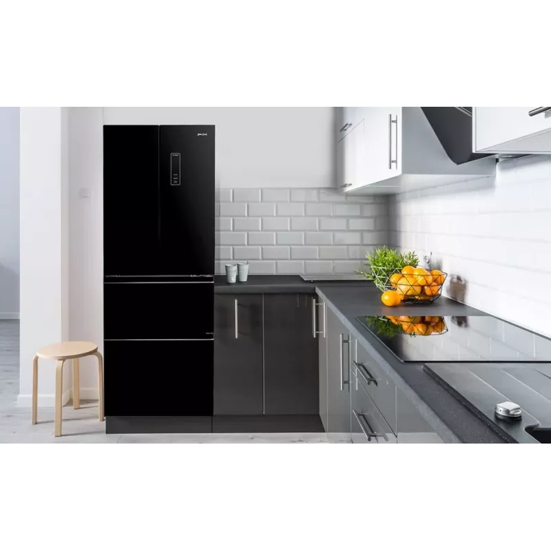 Frigorífico combi French-Door Sam Cook PSC-WG-1020AA/B 351 l, clase energética E, negro